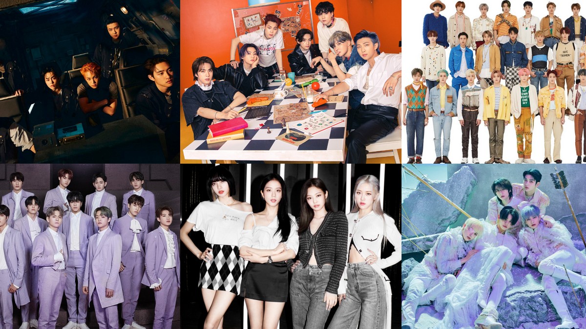 BTS, NCT, BLACKPINK, EXO, TREASURE, TXT, and more are the most